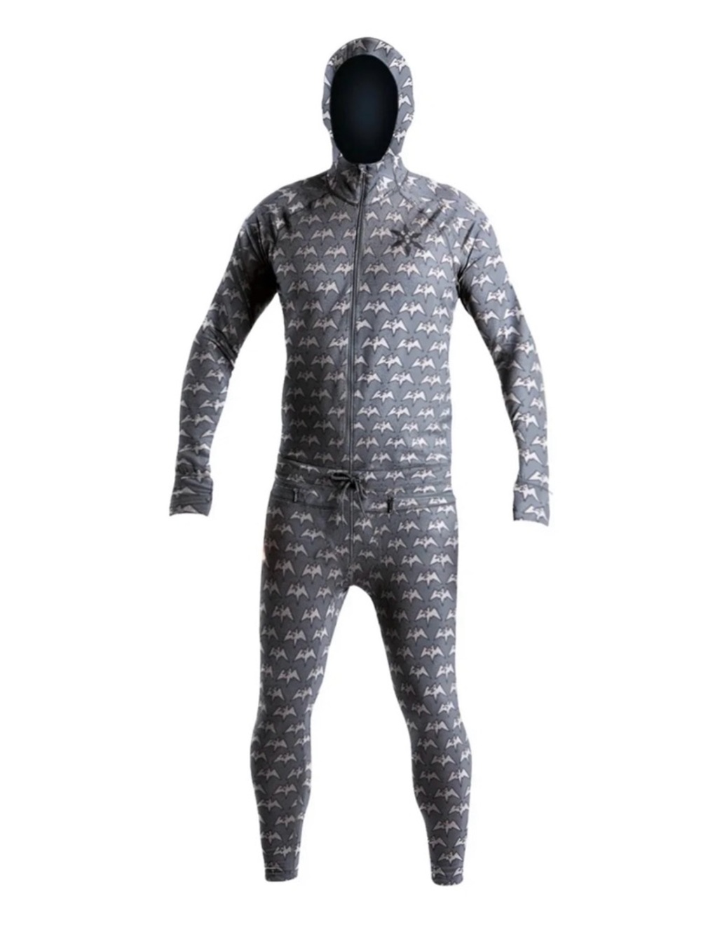 Airblaster Men's Ninja Suit Sz M hooded bat‎ print